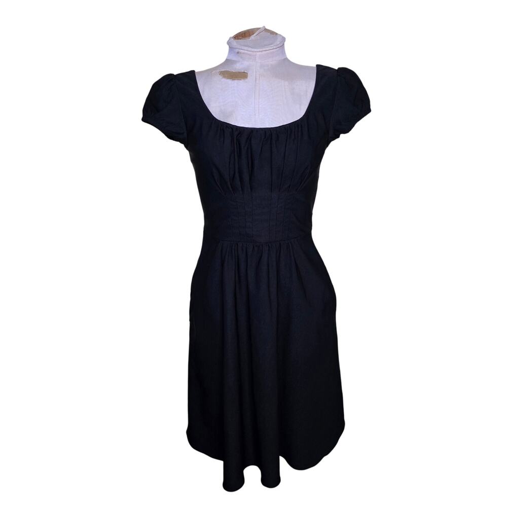 Ruby Rox Y2k Black Dress Size 9‎ simple scoop neckline